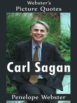 cover image of Webster's Carl Sagan Picture Quotes